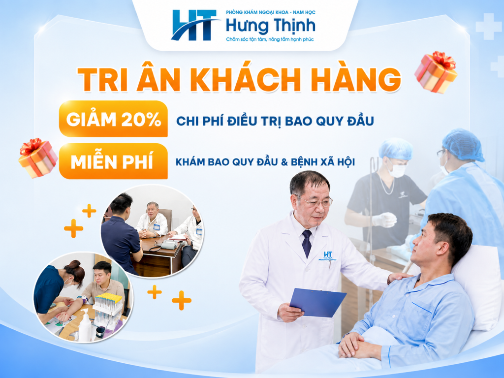 Tiết kiệm chi phí - An tâm điều trị tại Phòng khám Nam học Hưng Thịnh