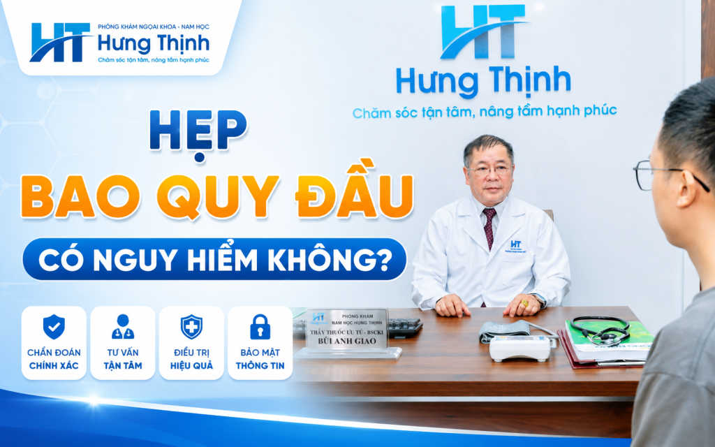 Hẹp Bao Quy Đầu Có Nguy Hiểm Không?