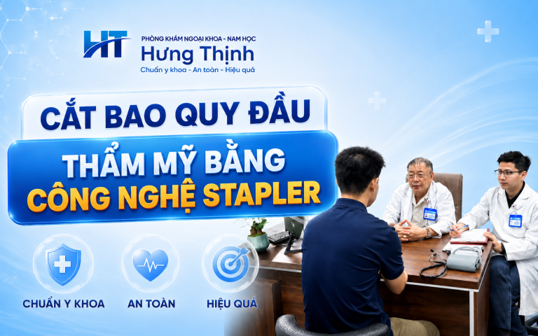 Cắt Bao Quy Đầu Thẩm Mỹ Bằng Công Nghệ Stapler: Giải Pháp Hiện Đại, Không Đau